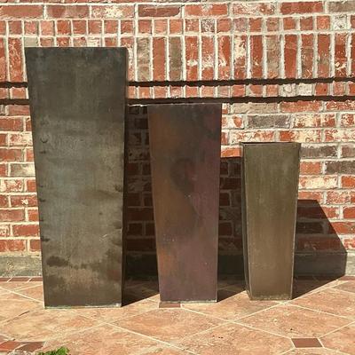Three Amigos Metal Planters