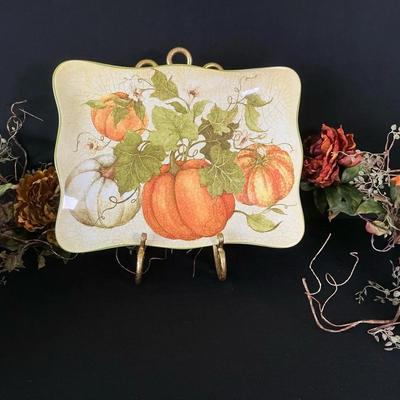 Pumpkin Serving Tray