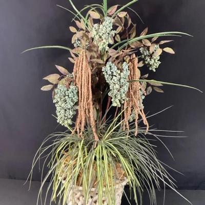 Artificial Plants With Sea Shells In Planter 