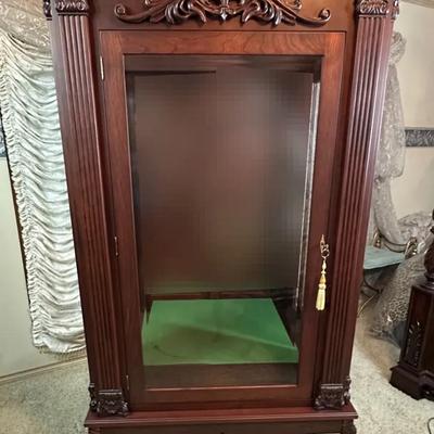 Large Custom Cabinet With Lights