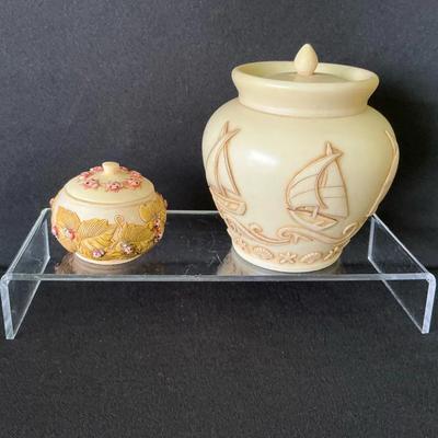 Jardinia Sailboat Trinket Jar