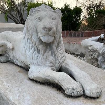 Concrete Lion Statue II
