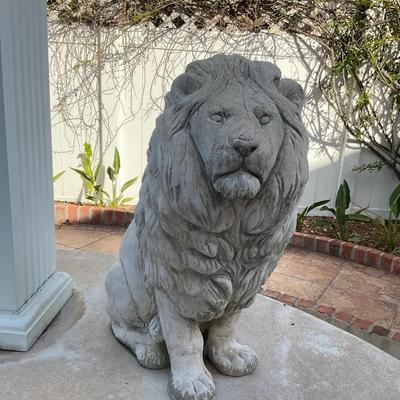 Concrete Lion Statue I