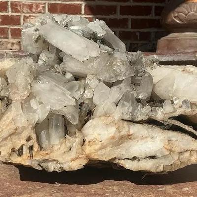 Outdoor Quartz Crystal Cluster 