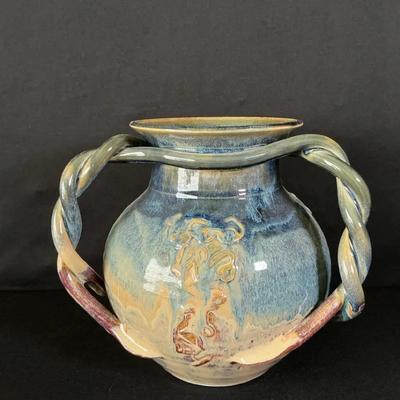 Signed Stoneware Pottery 1