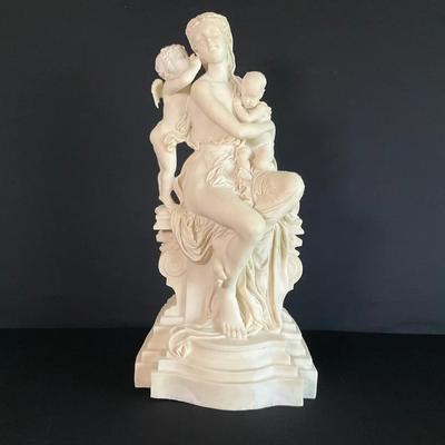 Resin Woman With Two Children