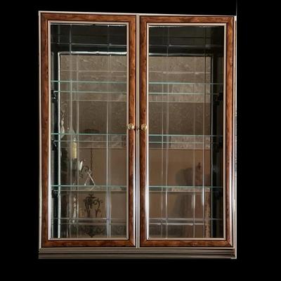 Wall Glass And Mirror Cupboard