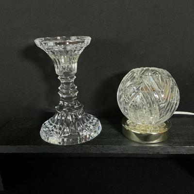 Mikasa Like Candlestick Holder And Light