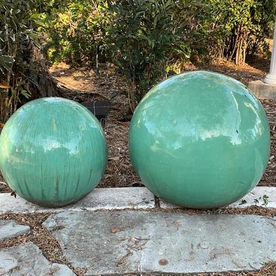 Ceramic Garden Orbs