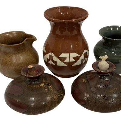 Small Handmade Pottery Vases