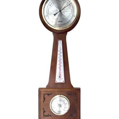 Wooden Wall Barometer by Jason