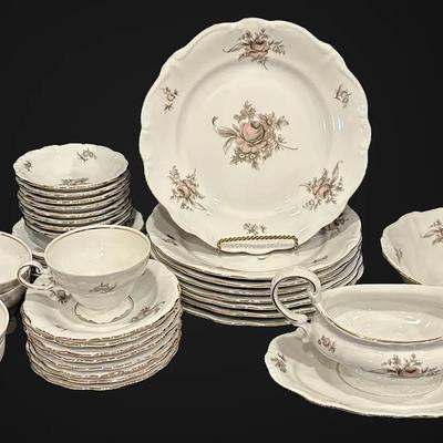 Johann Haviland Floral China Set, Bavaria Germany