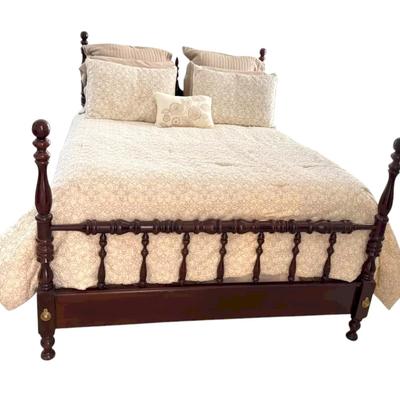 Queen Bed, Stearns & Foster Estate Mattress And Boxspring