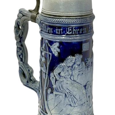 1.5 L German Pottery Beer Stein