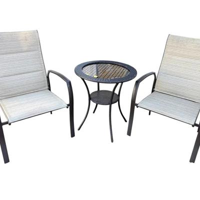 Hampton Bay Patio Chairs & Side Table
