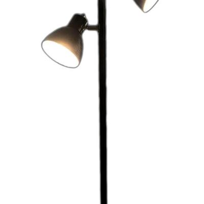Black 3-Light Floor Lamp