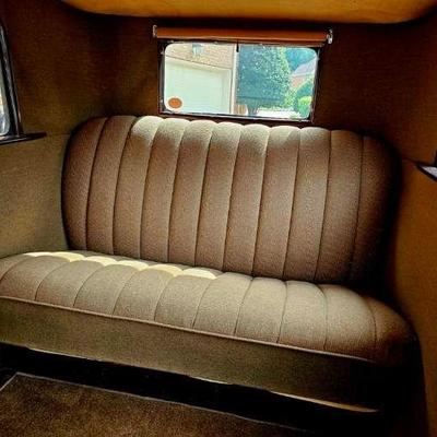 1931 Model A Beautiful Rolled and Tucked upholstery like new