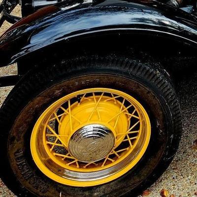 2193 Model A wire spoked rims