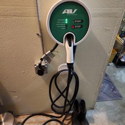 Electric car charging station 