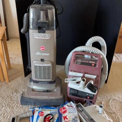 Hoover Breathe Easy & Spirit Vacuums with Extra Bags - Works!