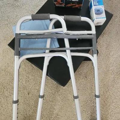 Mobility & Physical Therapy Assistance Walker, Floor Mat, Ice Bags, Oater Massager