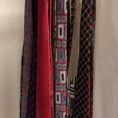 2 Racks of Men’s Ties - Christian Dior, Geoffrey Beene, Bancroft, Machado & More