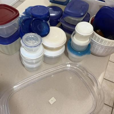 Food Storage Containers - Glad, Rubbermaid, Ziploc