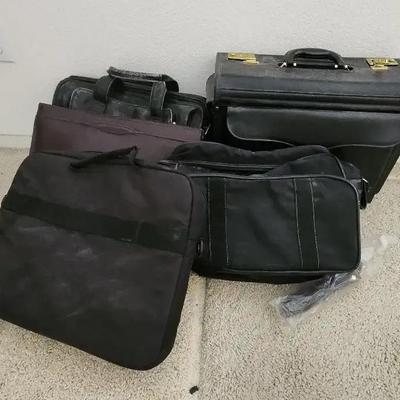 Black Business Bags & Portfolio, Vintage Locking Briefcase - Leather, & More