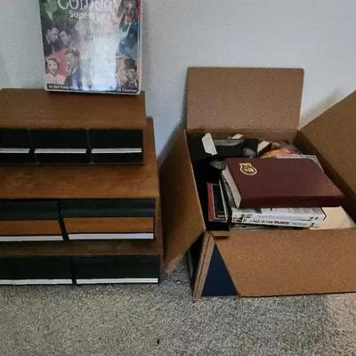 Cassette & VHS, Storage & Tapes, Mystery Lot Of CDs , VHS, Tapes