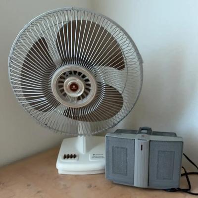 Sanyo Oscillating Fan + Holmes Space Heater - Both Work