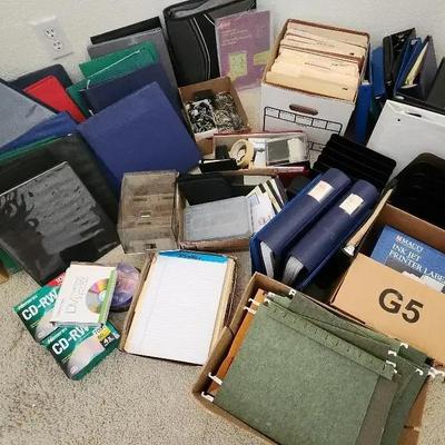 Office Supplies - Binders Galore! Filing Supplies, Clips, Paper, CDs & More