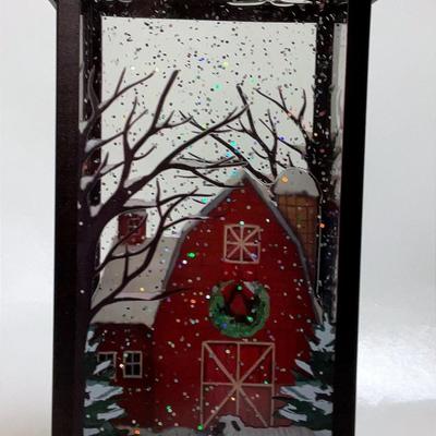 Light Up Shimmer Farm Scene Lantern