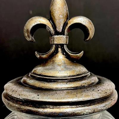 Polystone Glass Canister Set of 3 #2