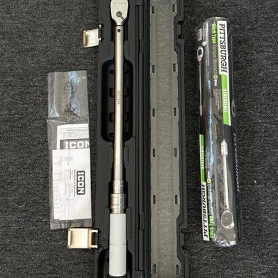 Craftsman and Husky automotive tools lot with case and accessories