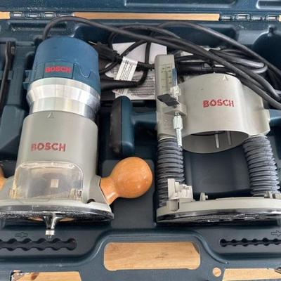 Bosch Router Set with Dual Motors and Case