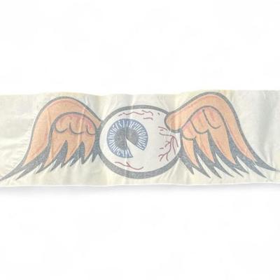 Vintage ED Roth Eagle Motorcycle Wing Decal Graphic