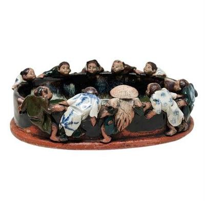 Sale Photo Thumbnail #22: Lot 021   
Antique Japanese Sumida Pottery Bowl