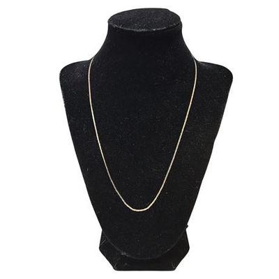Lot 003   
14K Yellow Gold Chain Necklace