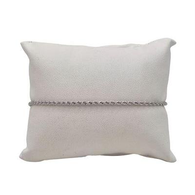 Lot 027   
14K White Gold Bracelet