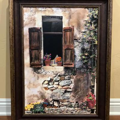 SIGNED "Birdcage in the Window" by Martin Roberts #103/300 w/COA