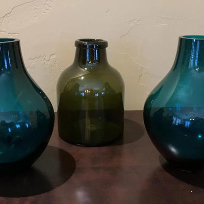 Pottery Barn And Crate & Barrel Vases 