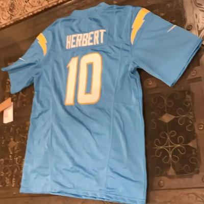#10 Justin Herbert Football Jersey - Los Angeles Chargers 