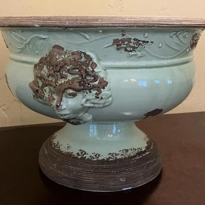 Anduze Style Ceramic Footed Garden Planter