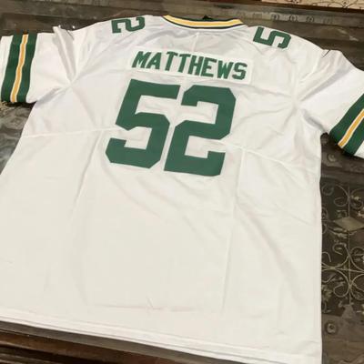 #52 Clay Matthews Football Jersey - Green Bay Packers