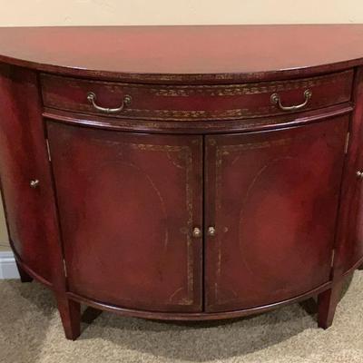 John Richard Fine Furniture Half Round Cabinet