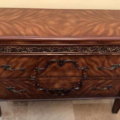 Wooden 2 Drawer Dresser #1