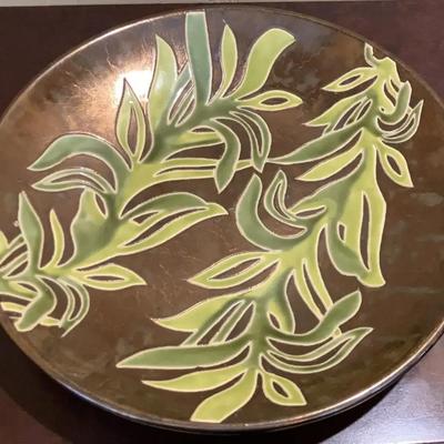 Raku Pottery Platter