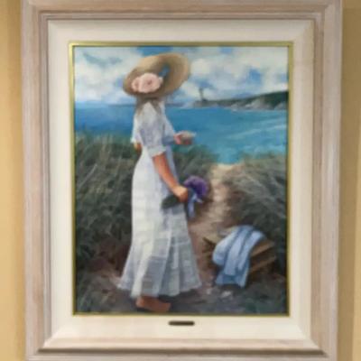 SIGNED "An Intimate View" by Susan Rios 1997 #24/50 w/COA