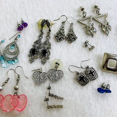 Silver-toned Fashion Earrings