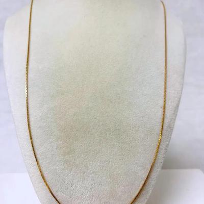 14KT Gold Serpentine Chain Necklace